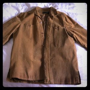 NICOLE MILLER MENS SUEDE JACKET